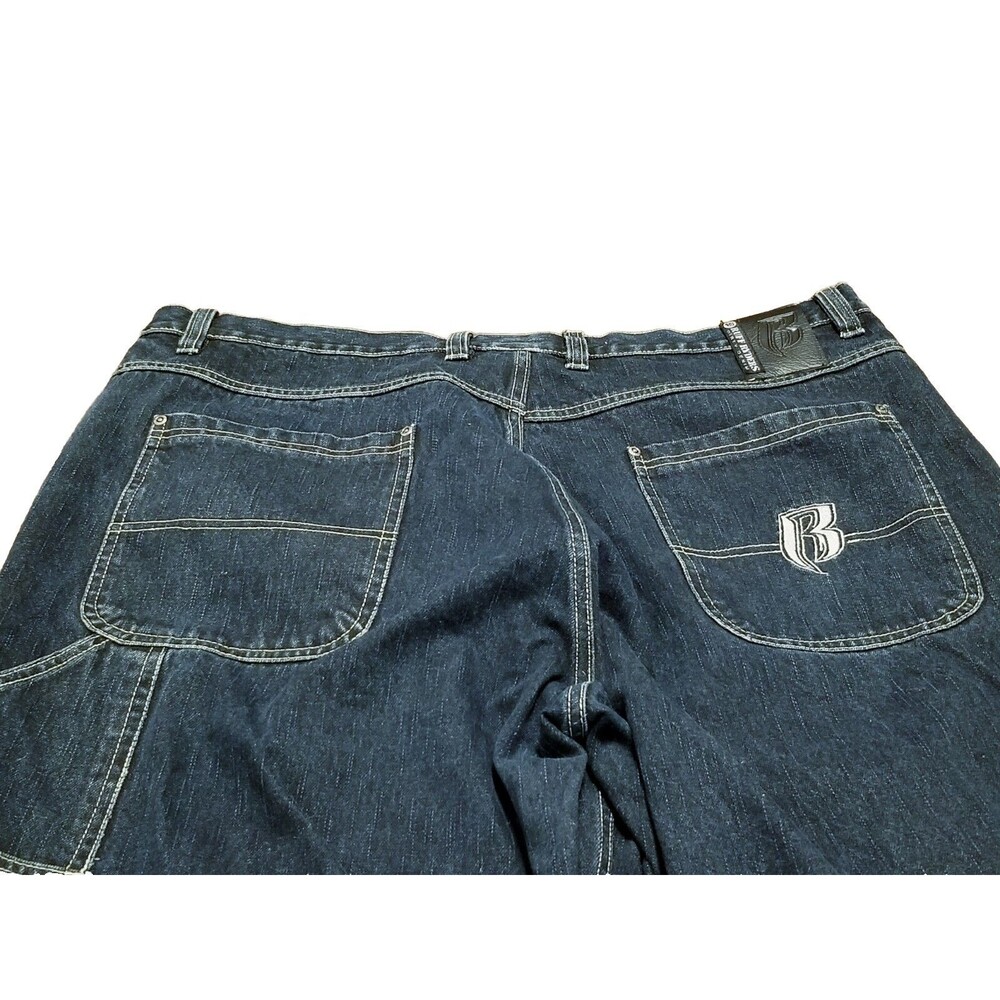 Ruff Ryders Dirty Denim Jeans Men's 42 Baggy 90's Hip Hop Skater DMX (42×30) - Picture 4 of 5